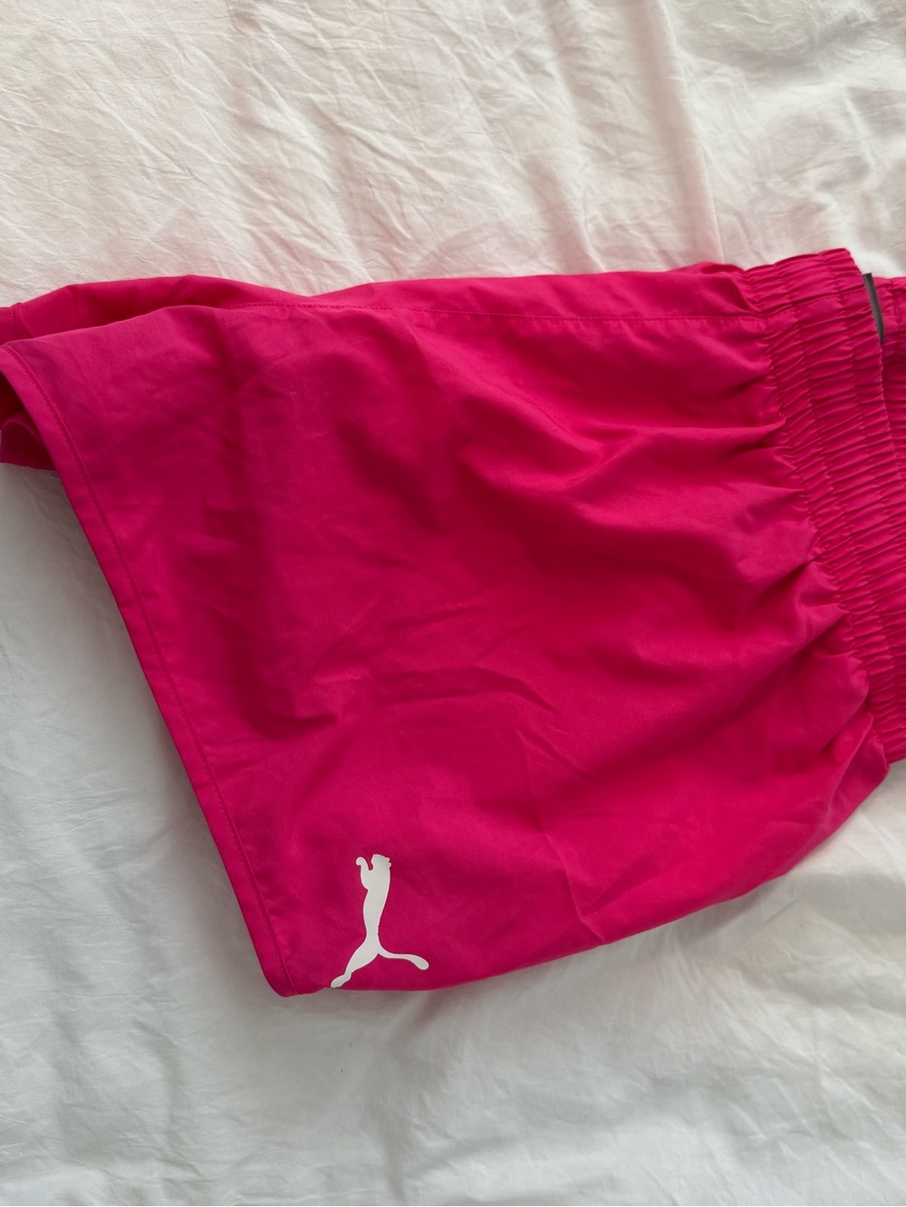 Puma Women’s Bright Pink Athletic Running Shorts - Picture 4 of 5